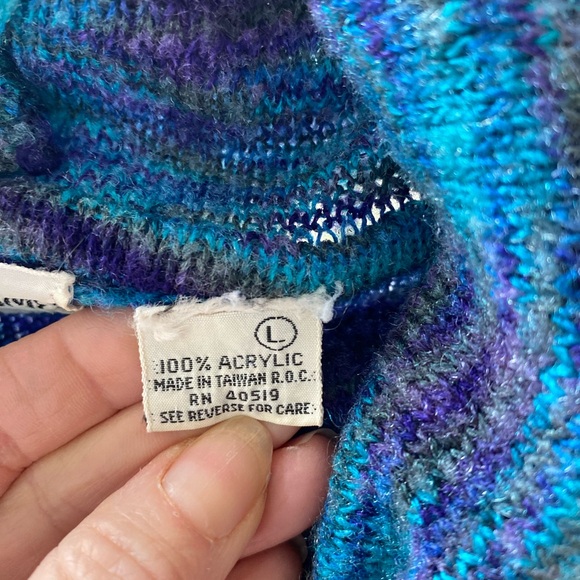 EUC Vintage 80’s Nick Names long-sleeve turtleneck/cowl neck sweater - Picture 4 of 16